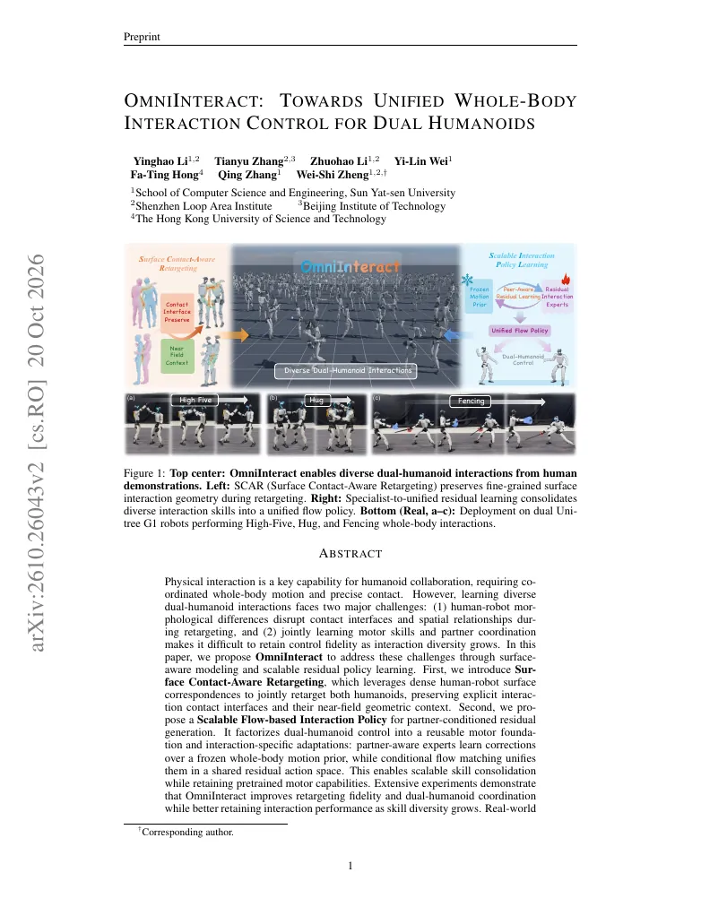 OmniInteract: Towards Unified Whole-Body Interaction Control for Dual Humanoids visual